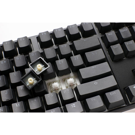 Ducky one 3 classic rgb mechanisch toetsenbord (zwart, us lay-out (qwerty), cherry mx brown, 100%, rgb led, double-shot pbt, hot-swappable, quack mechanics)