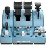 Thrustmaster tca quadrant add-on airbus edition gaming gasregelaar (blauwgrijs zwart, pc)