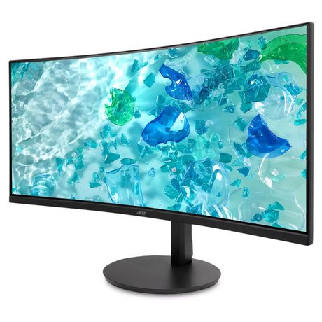 Acer vero cb343cur j0 34 curved ultrawide monitor (zwart, 2x hdmi, 1x displayport, audio, lan, usb, 120 hz)