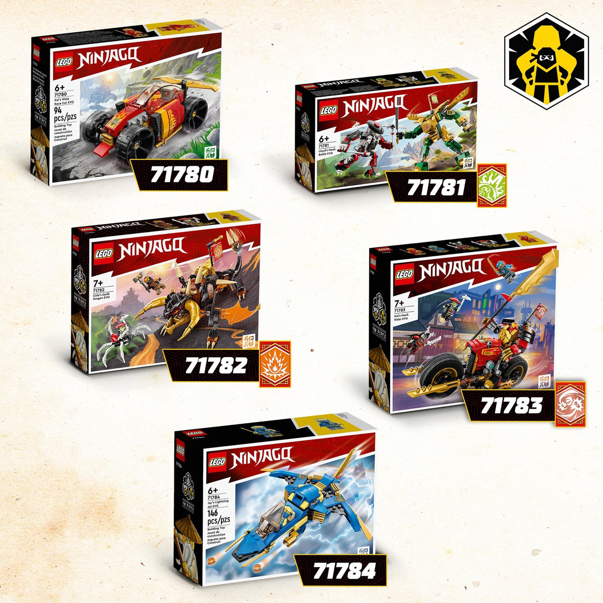 Lego ninjago - kai’s mech rider evo constructiespeelgoed (71783)