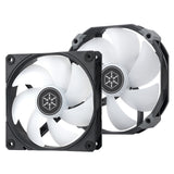 Silverstone sst-hyd140-argb cpu-koeler (4-pins pwm fan-connector, 4-1 pin argb (5v led))