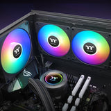 Thermaltake ct120 ex argb sync pc cooling fan (3-fan pack) case fans (zwart, 3 stuks, 120 x 120 x 25 mm, pwm)