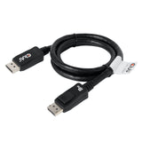 Club 3d displayport 1.4 vesa gecertificeerde kabel male-male (zwart, 1 meter, 8k 60hz of 2x 4k 60hz, 32.4gbps)