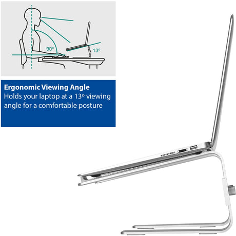 Act connectivity laptopstandaard aluminium (aluminium)