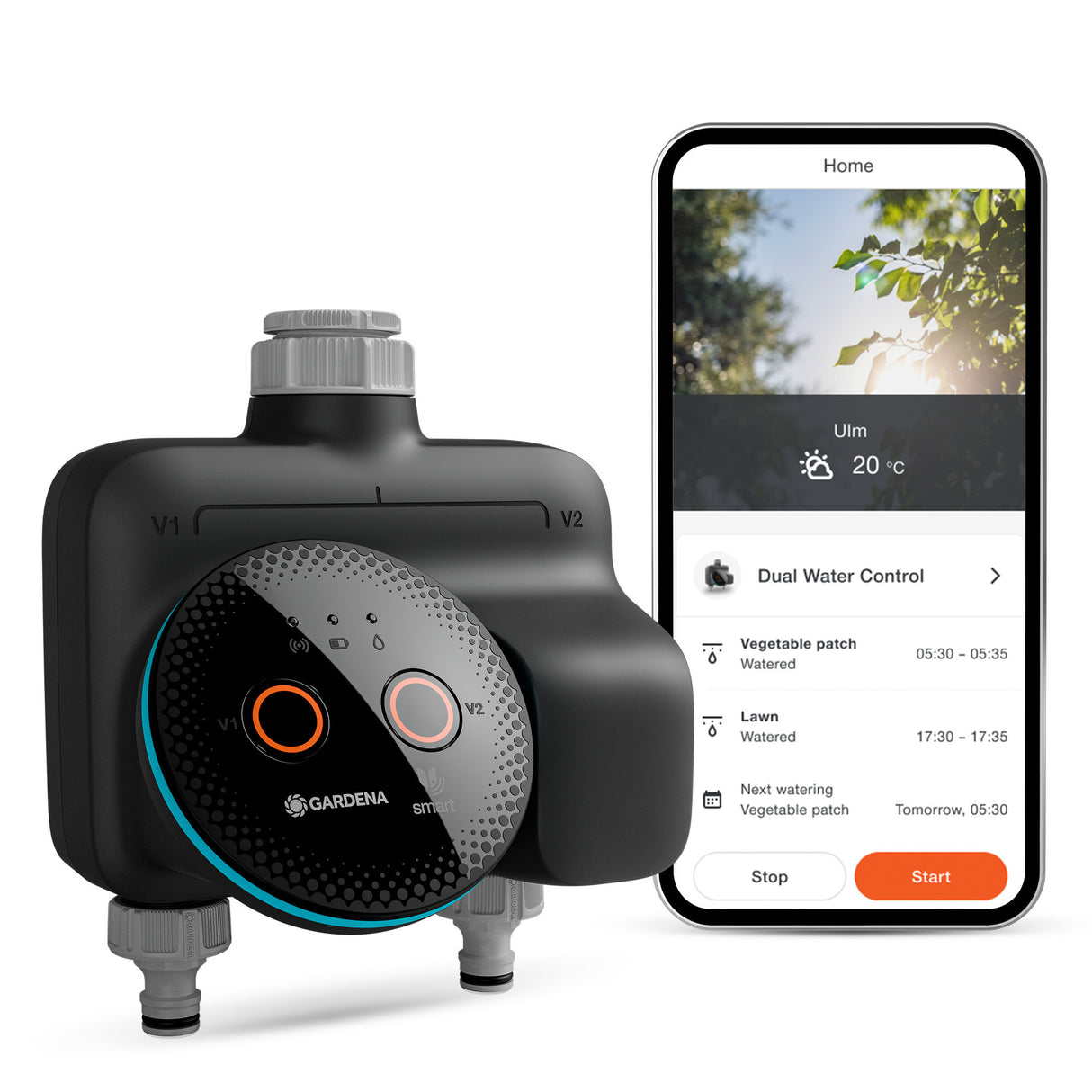 Gardena smart dual water control, besproeiingscomputer