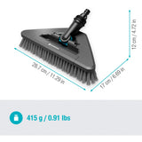 Gardena cleansystem steelborstel soft flex wasborstel (grijs, 18812-20)