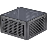 Cooler master qube 540 stardust iron midi tower behuizing (zwart | 2x usb-a | 1x usb-c | tempered glass)