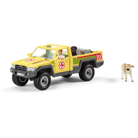 Schleich farm world speelfigurenset dierenartsbezoek op de boerderij
