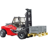Bruder linde ht160s heftruck met pallet en 3 palletkooien modelvoertuig (02513)