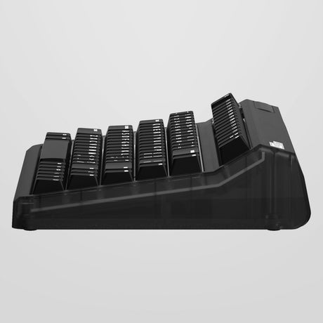 Iqunix og80 dark side wireless mechanical keyboard (zwart, us lay-out (qwerty), gateron brown, 80% (tkl), rgb leds, hot-swappable, pbt, 2.4ghz | bluetooth 5.1 | usb-c)