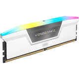 Corsair vengeance rgb 32 gb ddr5-6400 (2x 16 gb) werkgeheugen (wit, cmh32gx5m2b6400c36w, xmp 3.0)