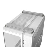 Asus tuf gaming gt502 horizon argb midi tower behuizing (wit | 3x usb-a | 1x usb-c | tempered glass)