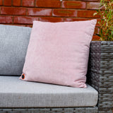 Cozy una velvet 45 x 45 cm draadloos warmtekussen (lichtroze, powerbank 5000 mah)