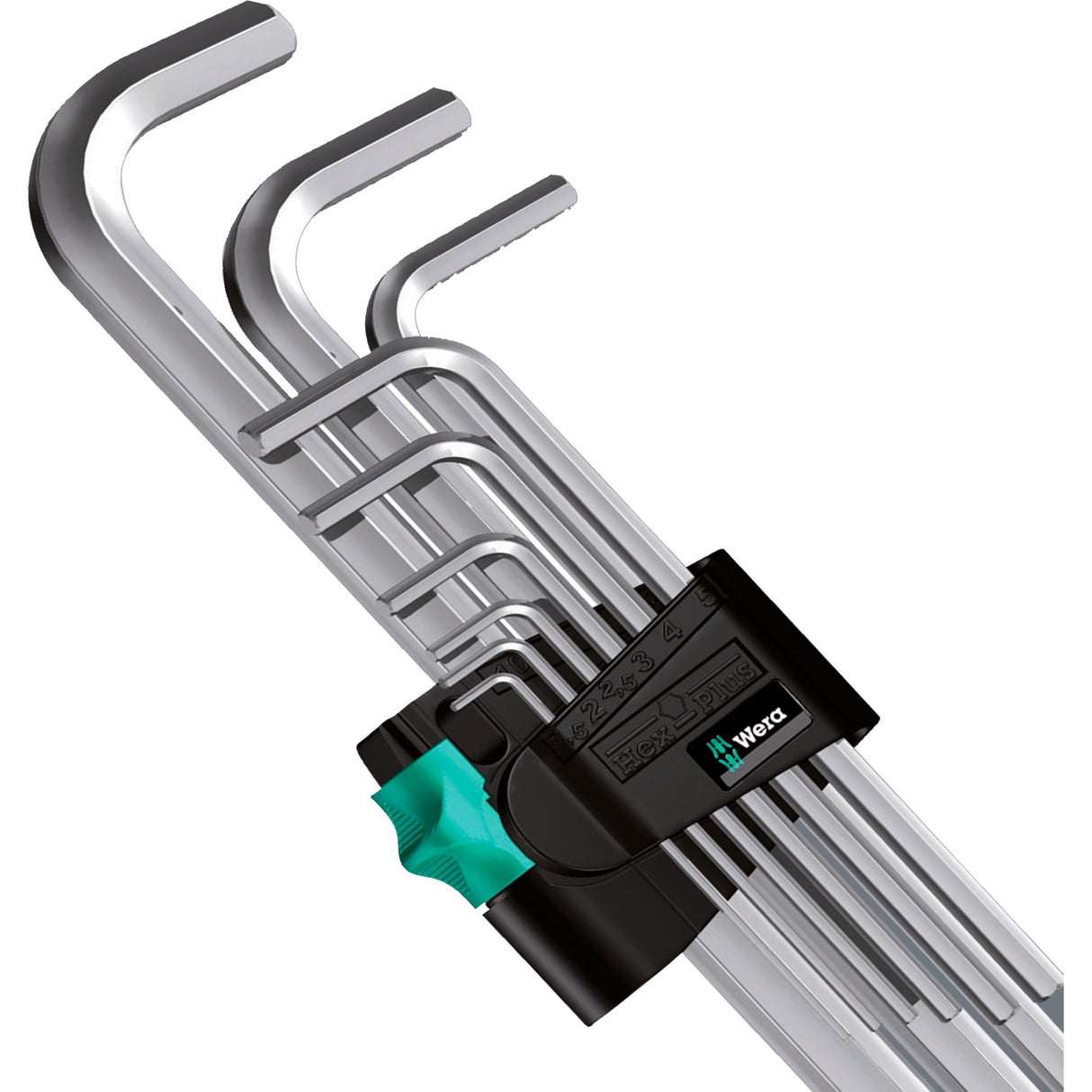 Wera 950 9 hex-plus inbussleutelset - 9 delige - 1,5-10mm - 4013288030160