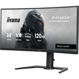 Iiyama g-master black hawk gcb3482wqsu-b1 34 curved ultrawide gaming monitor (zwart, 2x hdmi, displayport, 2x usb-a, usb-b, 2x usb-c, 120 hz)