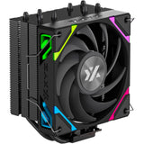 Xyz pc gear thermax 4 rgb cpu-koeler (zwart, argb, pwm)