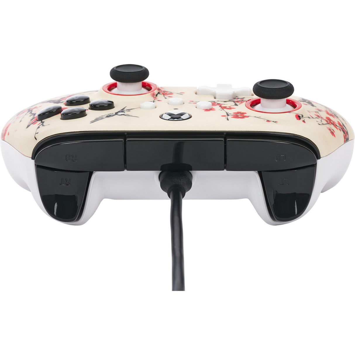Powera advantage controller met kabel voor de xbox series x|s - warrior's nirvana (magnoliawit, xbox series x|s, xbox one, pc)