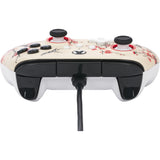 Powera advantage controller met kabel voor de xbox series x|s - warrior's nirvana (magnoliawit, xbox series x|s, xbox one, pc)