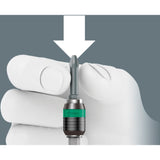 Wera bit-safe 61 universal 1, 61‑delig bitset (zwart groen)
