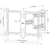 Neomounts select wl40s-850bl16 tv wandsteun bevestiging (zwart)