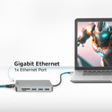 Act connectivity usb-c 4k docking station (aluminium, usb-c, hdmi, lan)