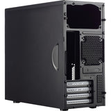 Fractal design core 1100 mini tower behuizing (zwart | 2x usb-a)