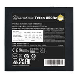 Silverstone triton 850rz modulaire 850 watt voeding (zwart, 1x 12v-2x6, 3x pcie)