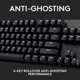 Logitech g413 tkl se mechanisch gaming toetsenbord (zwart, us-international lay-out (qwerty), gl tactile, 80% (tkl))