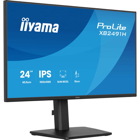 Iiyama prolite xb2491h-b1 23.8 monitor (zwart, 120 hz, hdmi, displayport)