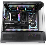 Thermaltake view 600 tg big tower behuizing (zwart | 2x usb-a | 1x usb-c | tempered glass)