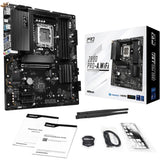 Asrock z890 pro-a wifi socket 1851 moederbord (zwart, raid, 2.5gb-lan, wi-fi 6e, bt, sound, atx)