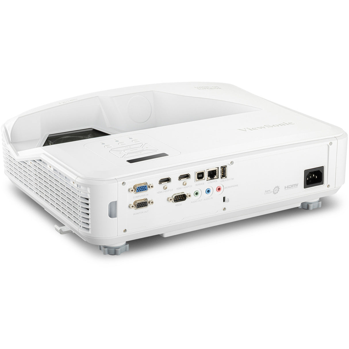 Viewsonic ls832wu wuxga ultra short throw laserprojector (wit, 5000 ansi lumen)