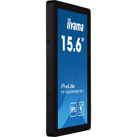 Iiyama prolite tf1633msc-b1 15.6 touchscreen monitor (zwart, hdmi, displayport, 2x usb-a)