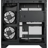 Fractal design pop 2 vision rgb midi tower behuizing (zwart | 1x usb-a | 1x usb-c | rgb | tempered glass)