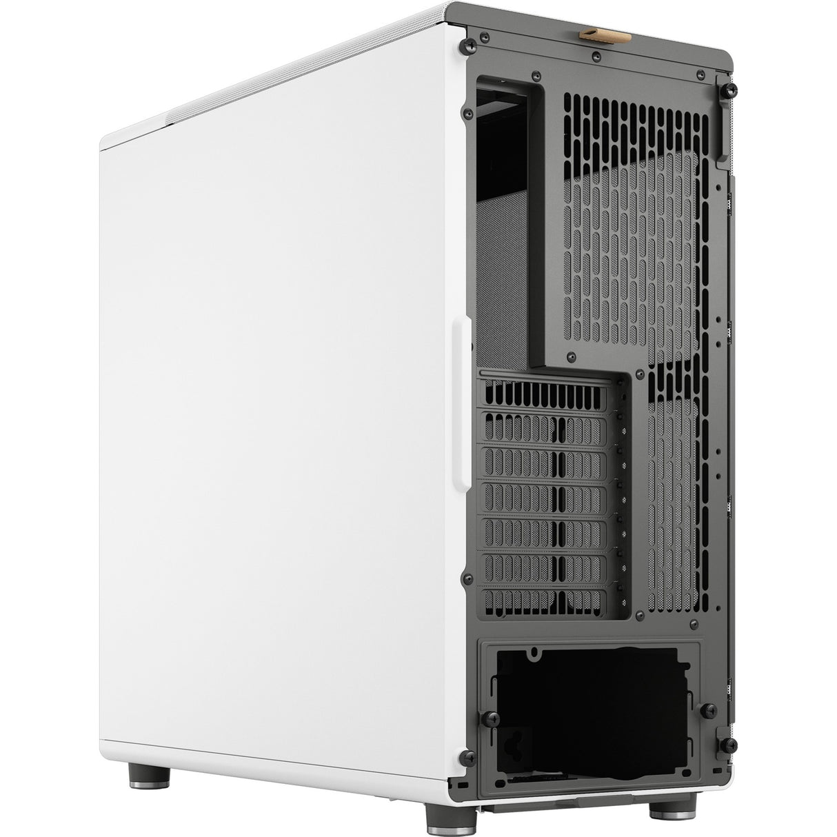 Fractal design north midi tower behuizing (wit houtkleur | 2x usb-a | 1x usb-c)