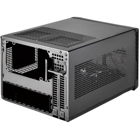Silverstone sg13b mini tower behuizing (zwart | 2x usb-a)