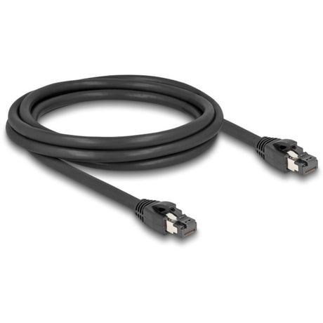 Delock netwerkabel s ftp, rj-45 met cat.8.1 (zwart, 2 meter)