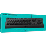 Logitech k280e toetsenbord (zwart, eu lay-out (qwerty), rubberdome)