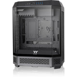 Thermaltake the tower 600 midi tower behuizing (zwart | 4x usb-a | 1x usb-c | tempered glass)