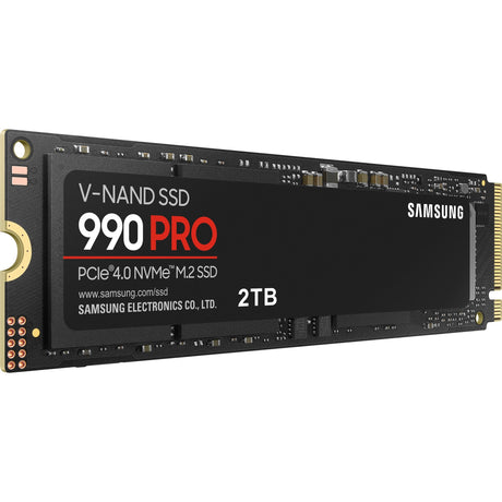 Samsung 990 pro 2 tb ssd (mz-v9p2t0bw, pcie gen 4.0 x4, nvme 2.0)