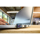 Sandisk extreme fit usb-c-flashdrive 256 gb usb-stick (zwart, usb-c 3.2 (5 gbit s))
