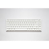 Ducky one 3 classic pure white sf rgb mechanisch toetsenbord (wit, us lay-out (qwerty), cherry mx brown, 65%, rgb leds, double-shot pbt, hot-swappable, quack mechanics)