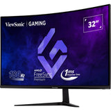 Viewsonic vx3218c-2k 32 curved gaming monitor (zwart, 2x hdmi, 1x displayport, 180 hz)