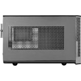 Silverstone sg13b mini tower behuizing (zwart | 2x usb-a)