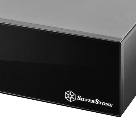 Silverstone sst-ml09b htpc behuizing (zwart | 2x usb-a)