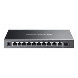 Tp-link omada es210gmp 10-poort gigabit easy managed switch (zwart, 8x poe+, 1x gigabit sfp)