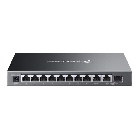 Tp-link omada es210gmp 10-poort gigabit easy managed switch (zwart, 8x poe+, 1x gigabit sfp)