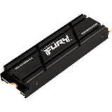 Kingston fury renegade met heatsink 2 tb ssd (zwart, sfyrdk 2000g, pcie 4.0 nvme, m.2 2280)