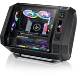 Thermaltake the tower 600 midi tower behuizing (zwart | 4x usb-a | 1x usb-c | tempered glass)