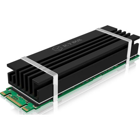 Icy box ib-m2hs-70 heatsink (zwart, ondersteunt m.2 2280 ssd)